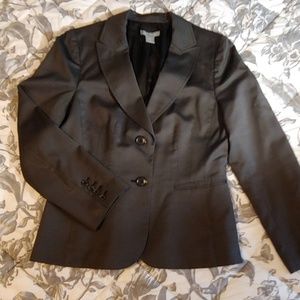 Ann Taylor gray suit jacket size 10
